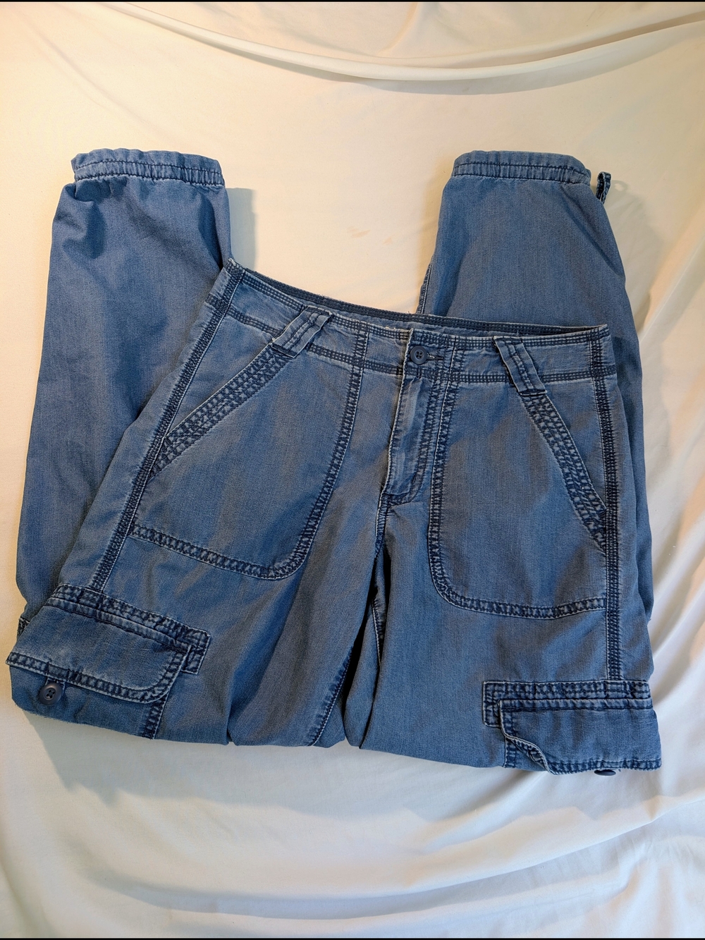 American Eagle Baggy Joggers - Lightweight Blue Jean